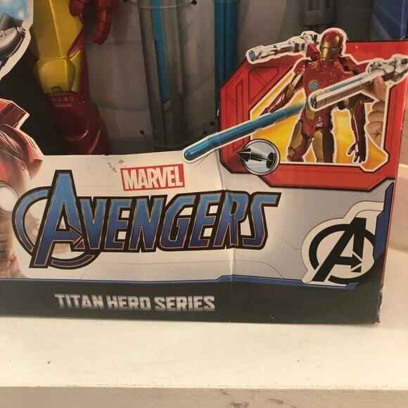 NIB Hasbro Marvel Avengers Titan Hero Iron Man Action Figure Blast Gear Red/Gold - Picture 13 of 13